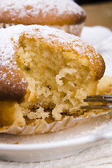 Image showing Freshly baked muffins