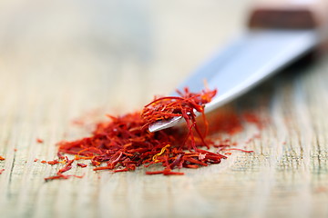 Image showing Pinch of saffron.