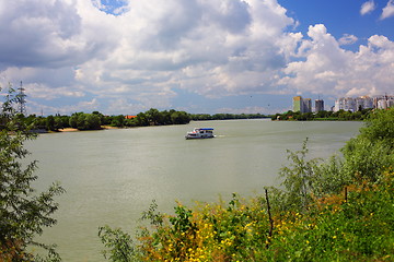 Image showing Boat trip on the river.