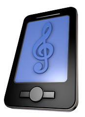 Image showing smartphone music