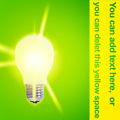 Image showing White bulb