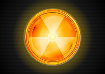 Image showing Nuclear radiation vector symbol