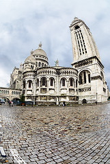 Image showing The Basilica of the Sacred Heart of Paris, commonly known as Sac