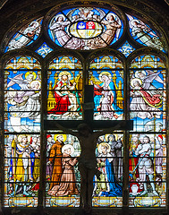 Image showing Stained glass window