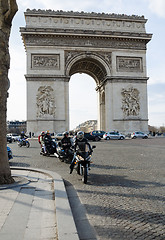 Image showing The Arc de Triomphe