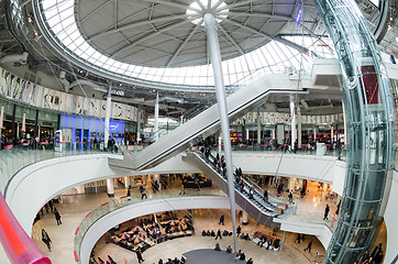 Image showing Modern architecture in the business district of La Defense, Pari