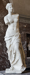 Image showing The Venus Di Milo, a sculpture of the Roman goddess Venus, is kn