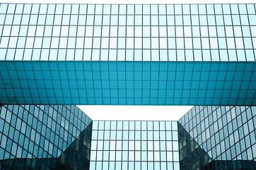 Image showing Modern architecture in the business district of La Defense, Pari