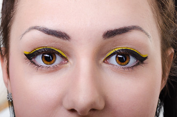 Image showing oriental make-up