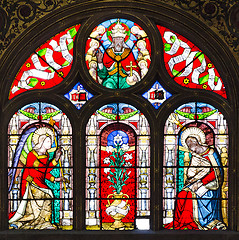 Image showing Stained glass window