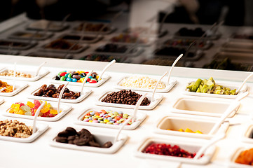 Image showing Colorful toppings to add extra flavor