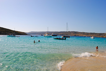 Image showing Blue Lagoon, Malta