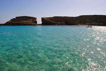 Image showing Blue Lagoon, Malta