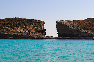 Image showing Blue Lagoon, Malta