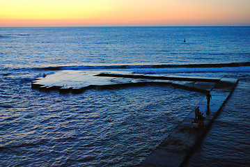 Image showing Marsalforn pier