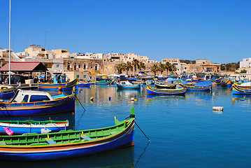 Image showing Maltese fishing boats