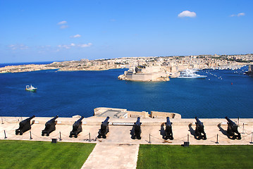 Image showing Valetta Saluting Battery