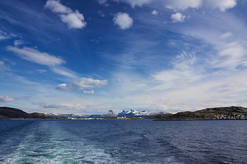 Image showing Norwegian coast