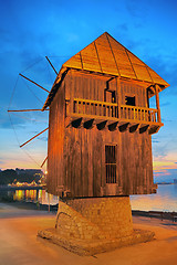 Image showing old mill nessebar