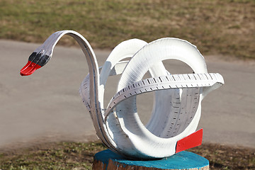 Image showing white Swan