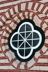 Image showing Shaped Window of Medieval Monastery