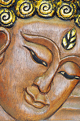 Image showing Buddha portrait souvenir of Thailand