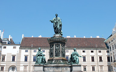 Image showing Kaiser Franz monument in Vienna