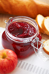 Image showing jar of jam