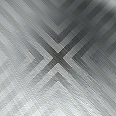 Image showing Chevron Brushed Metal Background