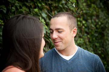 Image showing Flirting Couple