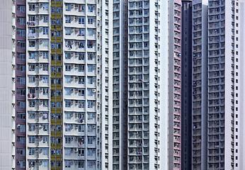 Image showing Apartment building in Hong Kong