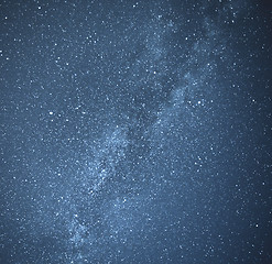 Image showing Universal milky way galaxy with stars and space dust.