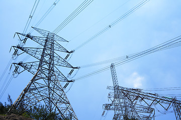 Image showing Power transmission tower