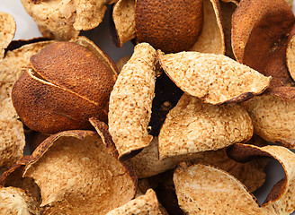 Image showing Dried tangerine peel