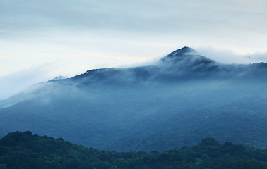 Image showing Morning mist mountain