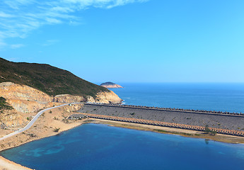 Image showing Hong Kong Geo Park , High Island Reservoir