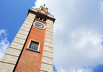 Image showing Clock tower in Tsim Sha Tsui , Hong Kong