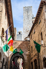 Image showing San Gimignano towers