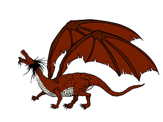 Image showing Red dragon