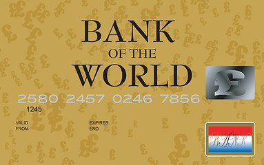 Image showing pound credit card