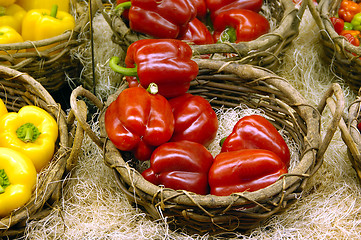 Image showing Colorful Peppers