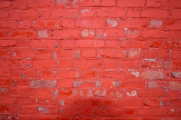 Image showing Red brick wall