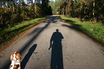 Image showing my shadow