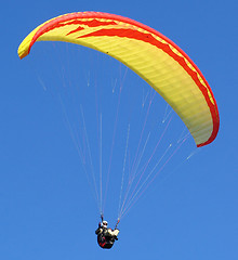 Image showing Parachute jump