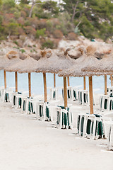 Image showing tropical beach in summertime tourist holiday 