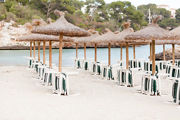 Image showing tropical beach in summertime tourist holiday 