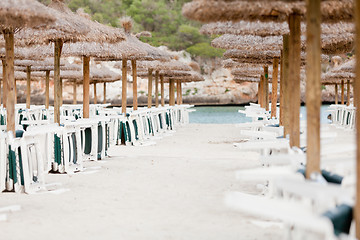 Image showing tropical beach in summertime tourist holiday 