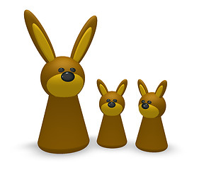 Image showing rabbit family