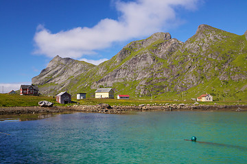 Image showing Village on Lofoten