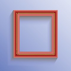 Image showing red frame